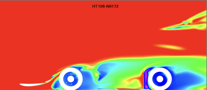 Side view flow field