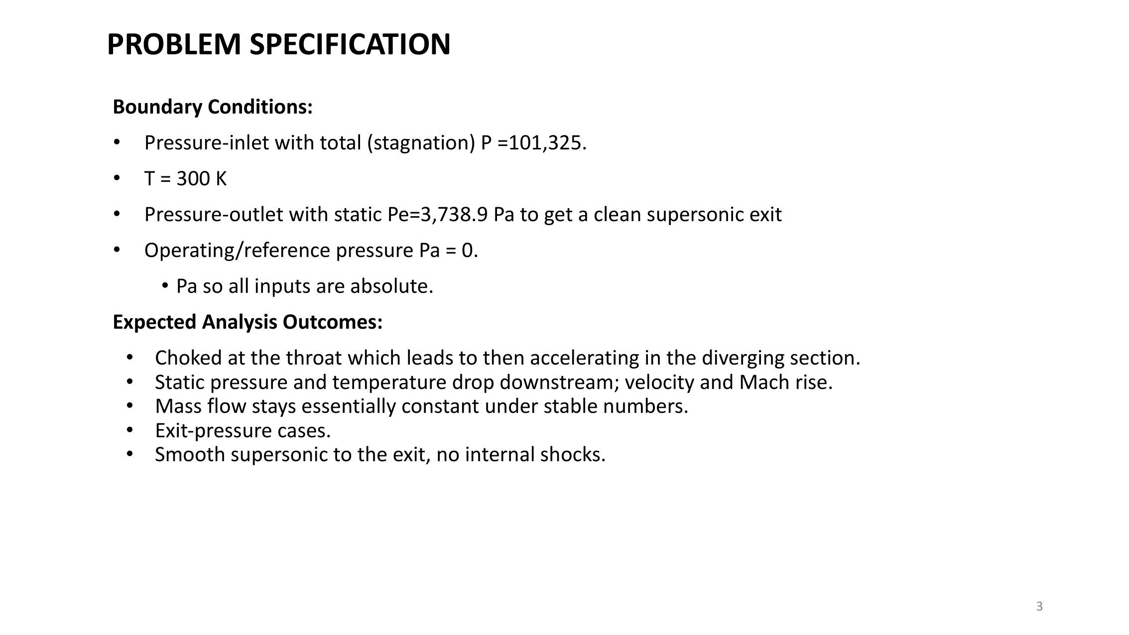 Problem specification
